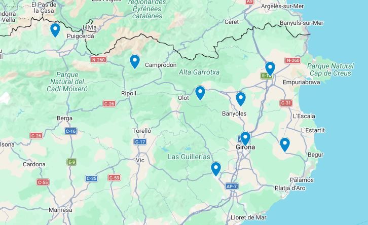 Mapa de la zona d'actuació